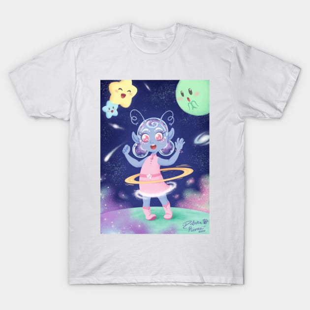 Alien girl T-Shirt by SilveryDreams